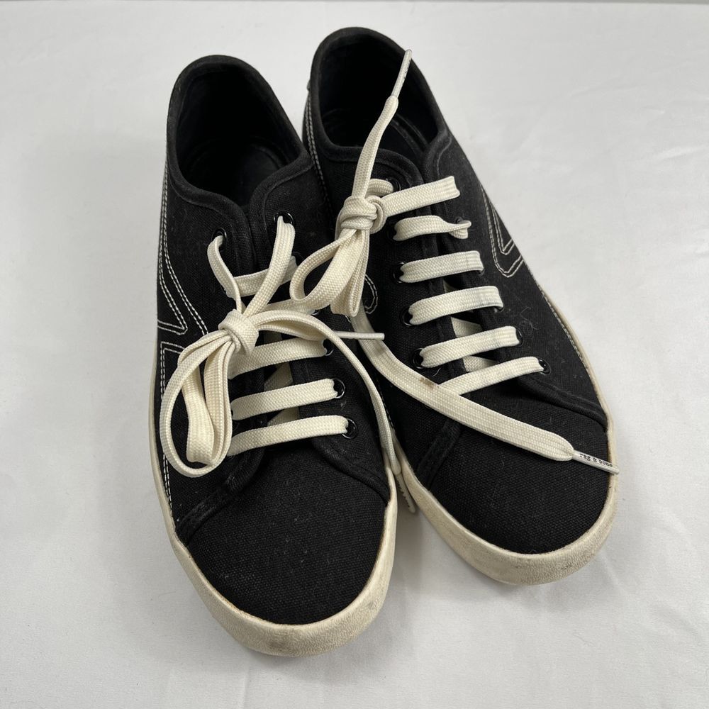 Rag & Bone Court Low Black Sneaker Women's Shoe Size 7.5 U.S Excellent 37.5